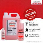 Chemtex Alstasan Hand Rub (Alcohol based Hand Sanitizer) - 5L Jar - Image 2