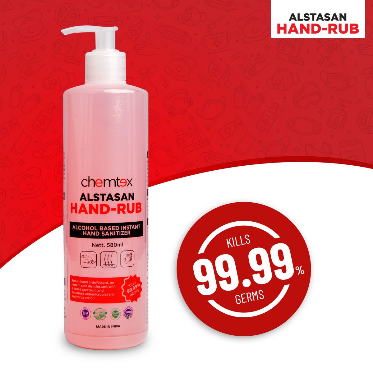 alcohol based hand sanitizer