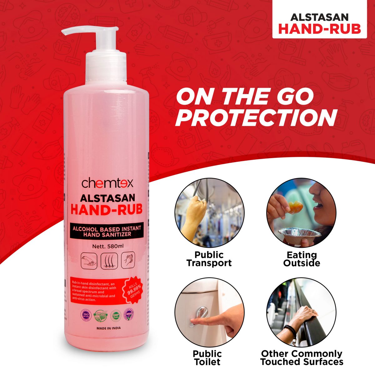 alcohol based hand sanitizer