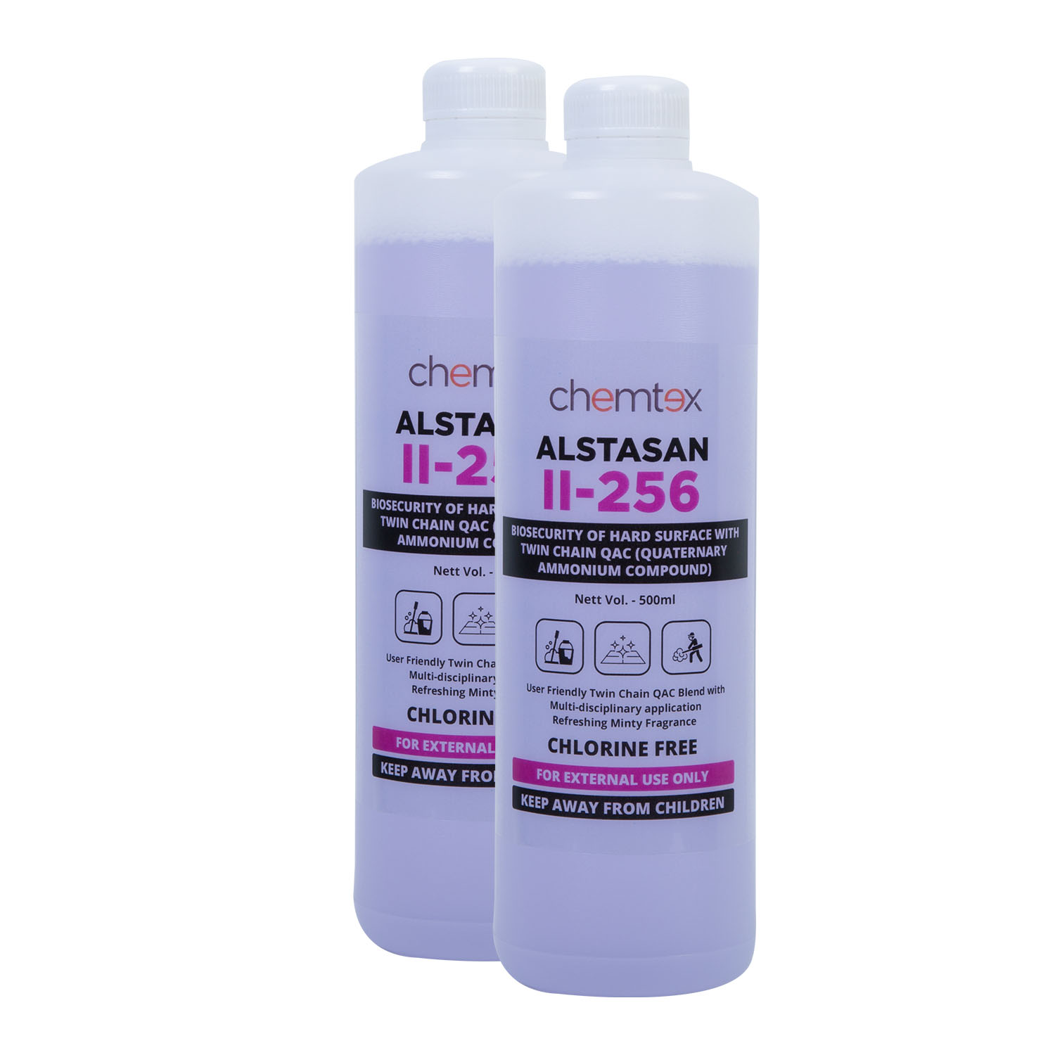 ii256500ml chemtex twin qac disinfectant