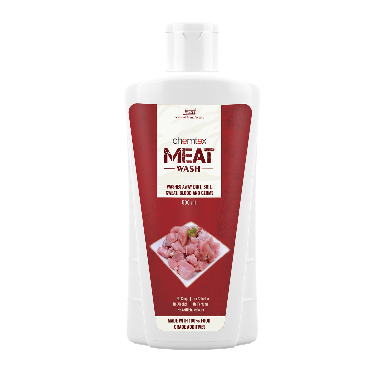 Chemtex Meat Wash for Meat & Poultry with 100 Food Grade Additives