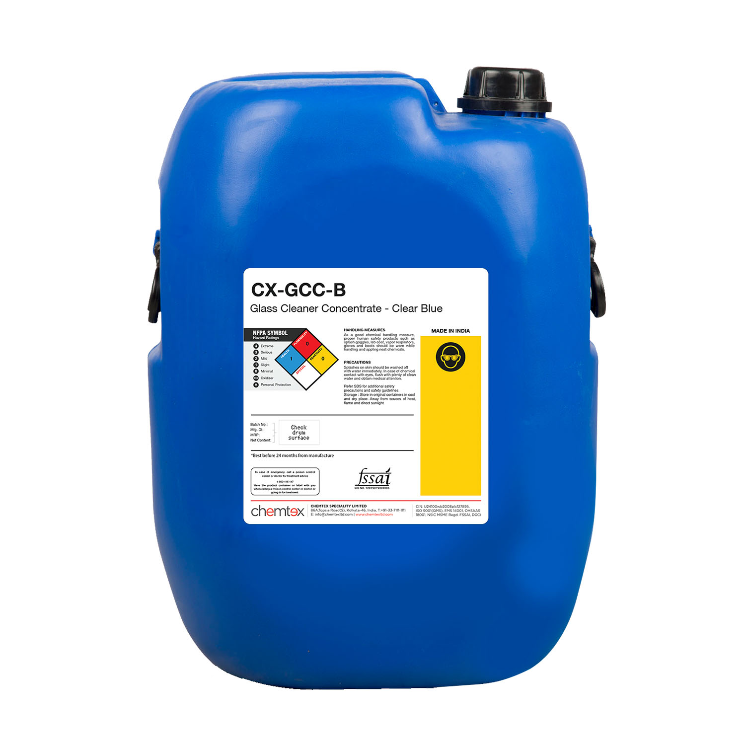 Make readytouse glass cleaner liquid with CX