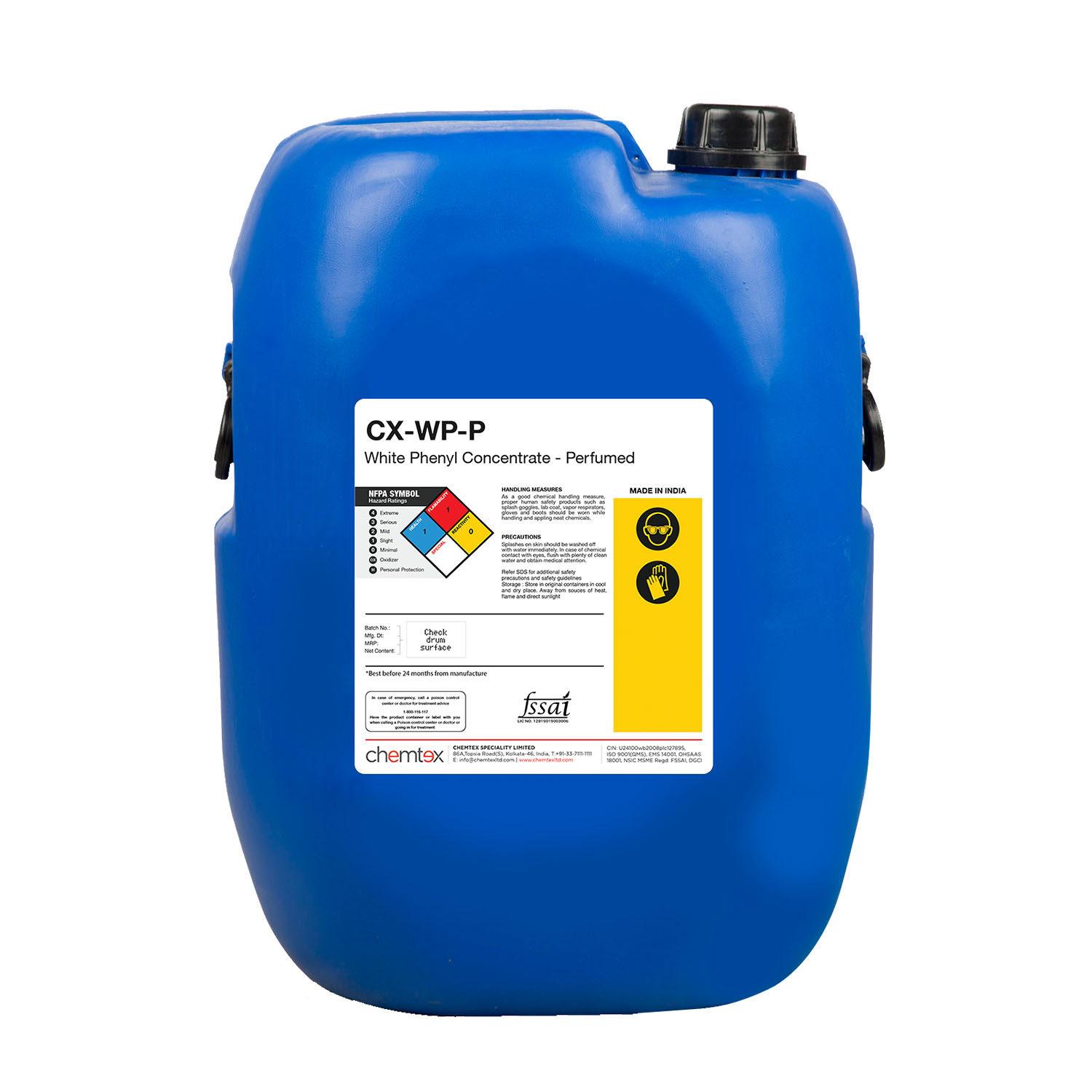 Buy 50ltr drum White Phenyl Concentrate Chemtex Online Shop