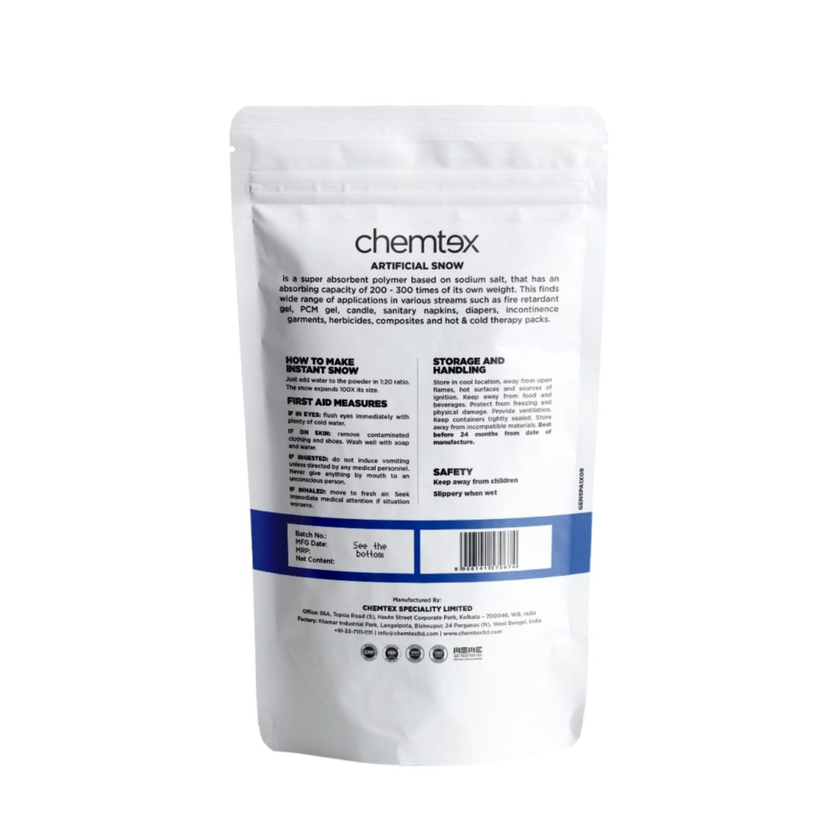 chemtex artificial snow powder