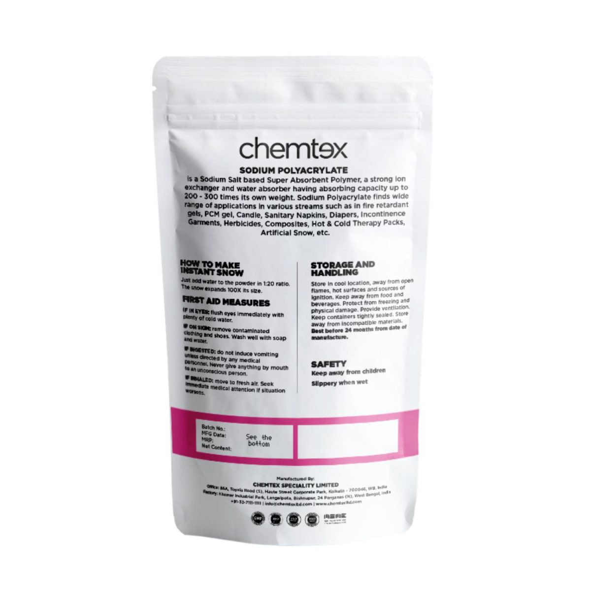 Chemtex Instant Snow Powder | Chemtex Shop